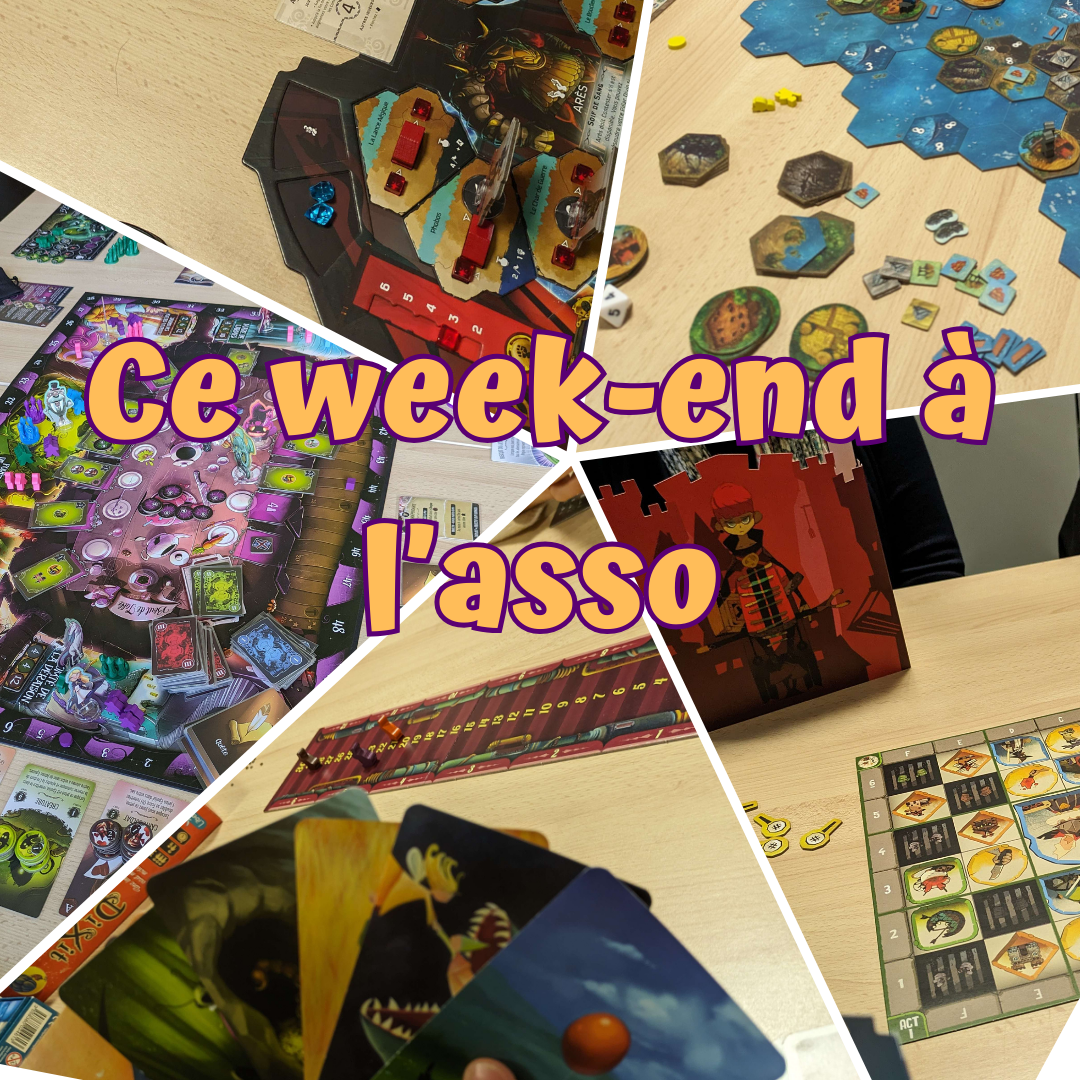 Ce week-end à l&rsquo;asso
