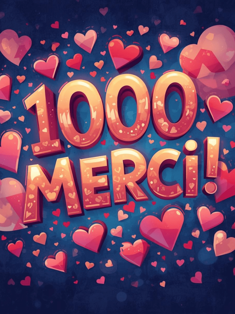 1000 Merci !