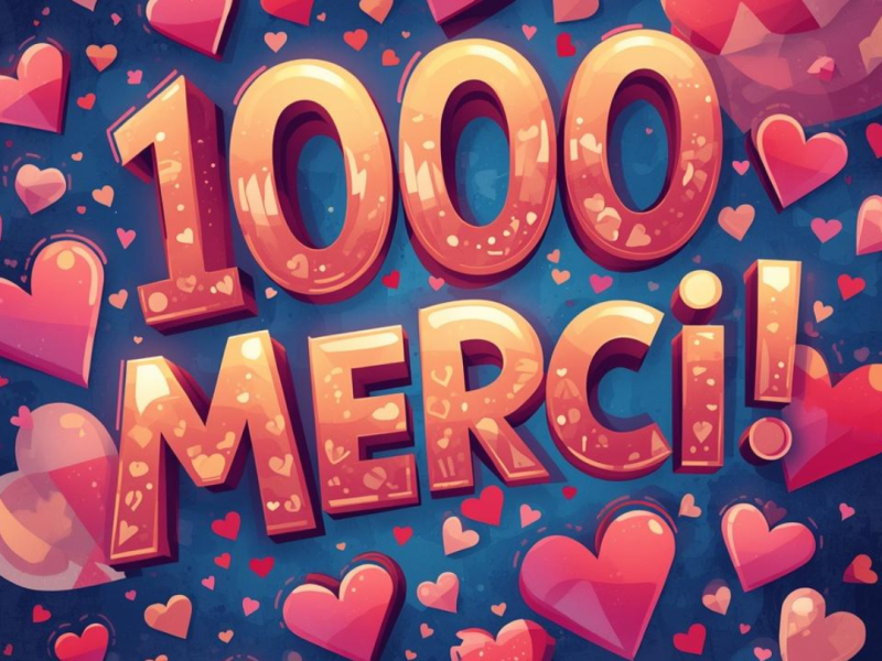 1000 Merci !